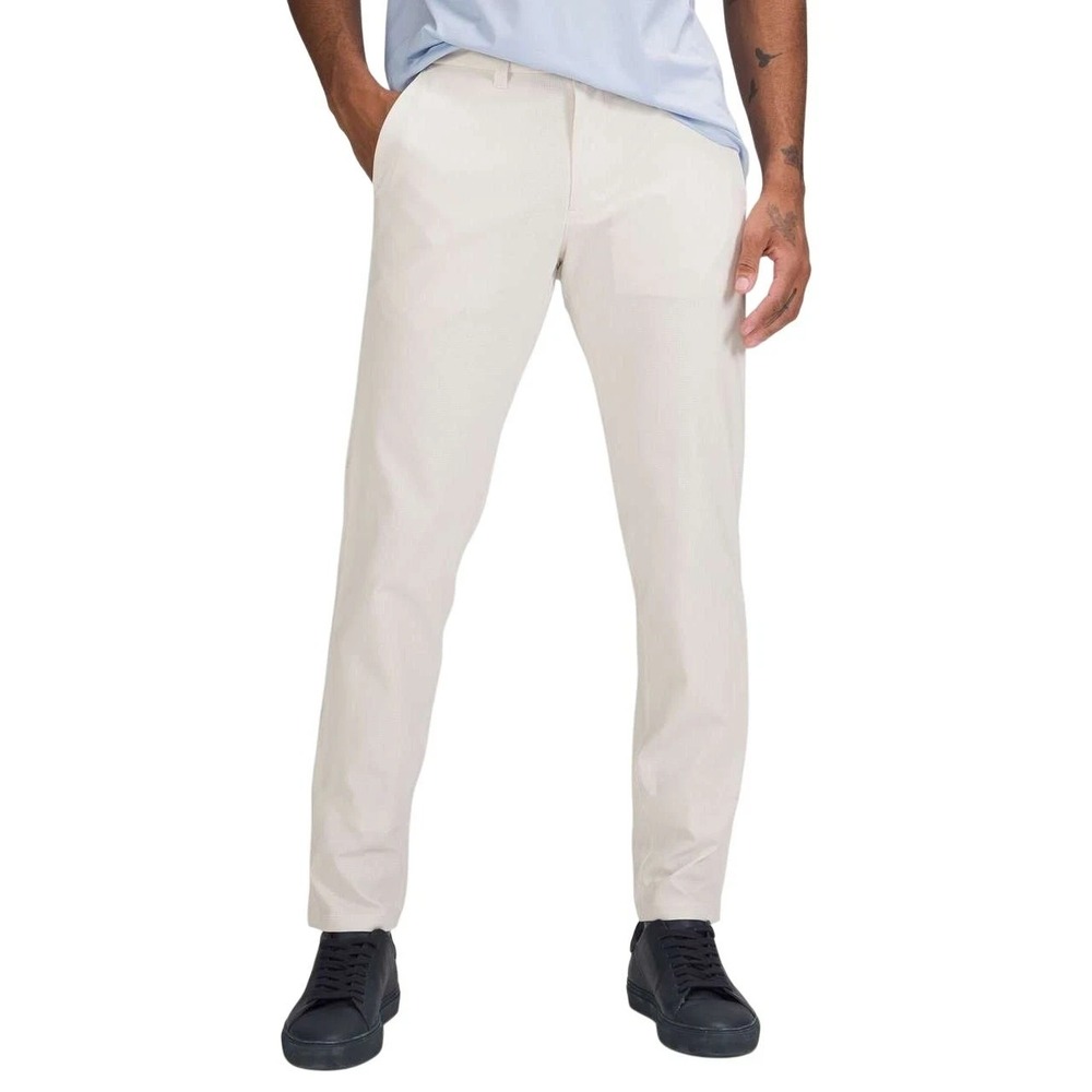 Lululemon Men's‎ Sz 34 Commission Slim-Fit Pant 32" *Ventlight Tan Chino